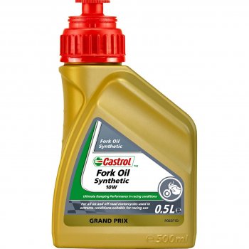 CASTROL Synthetic Fork Oil 10W Полностью синтетическое масло для телескопических вилок и амортизаторов 0.5L