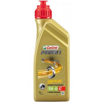 Моторное масло Castrol Power 1 4T 10W-40 полусинтетическое, 1 л