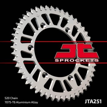 Звезда JT ведомая алюминиевая JTA251 52