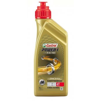 Моторное масло Castrol Power 1 Racing 4T 5W-40 синтетическое, 1 л